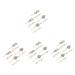 FOMIYES 16 Pairs Rhinestone Hair Clip Hair Pin Hair Accessories for Women Rhinestone Barrette Hair Ornament Clip Flower Hair Clip Bobby Pin Miss Zinc Alloy European and American Side Clip