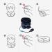 Cervical Neck Traction Device for Pain Relief | Neck Support & Bandage - Blue - Buy Online on GoSupps.com