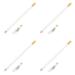 G n rique Ensemble 4 Pi ces Crayons Blancs pour Sourcils et Barbe avec Taille-Crayon Int gr Crayon de Pr cision Waterproof pour Hommes Maquillage Solide et Application Pr cise Coiffure