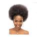 10 inch High Puff Afro Curly Wig Ponytail Drawstring Short Afro Kinky Pony Tail Clip in On Synthetic Kinky Curly Hair Bun 10inch Color 4