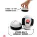 Ems for Kids Baby Ear Defenders - White & Black | Made in USA | Ideal for Concerts, Festivals & More! - Buy Online on GoSupps.com