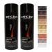 2 of EFFICIENT Keratin Hair Building Fibers Hair Loss Concealer Net Wt. 28gm / 0.98 oz (Medium Brown)