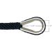 Extreme Max BoatTector 3/8 x 100' Solid Braid MFP Anchor Line with Thimble - Black - Buy Online on GoSupps.com