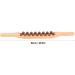 Premium Wooden Massage Device | Muscle Roller & Gua Sha Scraper for Relaxation & Lymphatic Drainage - 17 Pearl Body Shaping Tool - Buy Online on GoSupps.com