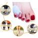 Mcvcoyh 6 Pieces Pinky Toe Separator Pinky Toe Cushion Protectors Gel Toe Separators Toe Straighteners for Curled Toes Pain Relief Overlapping Toe Curled Pinky Toe - Buy Online on GoSupps.com