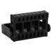 Nail Drill Bit Holder Stand Suitable Size Durable Professional Save Space Nail Drill Bits Storage Container for Grinding Tools for Nail Salon Home Use(black)