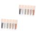 Beavorty Make Up Accessories 12 Pcs Eye Shadow Set Eyeshadow Korean Eye Glitter Liquid Eye Shadow Cosmetics Miss Pearlescent 1 count (Pack of 1) As Shownx2pcs