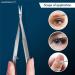 SANDBRSOS Cuticle Scissors Extra Fine Straight Professional Precise Pointed Tip Grooming kit for Eyebrow Eyelash Trim Nail and Dry Skin 12cm - Buy Online on GoSupps.com
