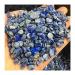 Natural Bulk Gemstone Blue Sodalite Quartz Gravel Crystals Chips for Home Decoration 7-9mm 200g