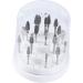 POPETPOP 2 Pcs 48 Nail Bit Holder Nails Drill Bits Nail Display Stand Nail Drill Bits Stand Nail Drill Bits Holder Nail Grinding Head Nail Drill Bit Container Organizer White Multicolor Size 1x2pcs Whitex2pcs - Buy Online on GoSupps.com
