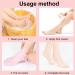 2 Pairs Silicone Socks for Women Washable Reusable Moisturizing Socks Women Foot Spa Pedicure Silicone Socks Anti Slip Aloe Socks for Repairing Dry Cracked Feet Softening Rough Skin - Buy Online on GoSupps.com