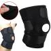GoGadget-Zone Adjustable Knee Brace Support for Meniscus Tears and Joint Injuries - Neoprene Open Patella, Compression Stabilizer for Pain Relief - Black - Buy Online on GoSupps.com