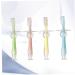 Ipetboom Silicone Toothbrush Set for Babies | 4-Piece Soft & Safe Newborn Teething Brushes - Buy Online on GoSupps.com