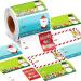 Christmas Tags Gift Tag Stickers for Gifts 500Pcs Self Adhesive Stickers Gift Tags Decorations Gift Wrapping Presents Labels for Gift Bags Cards Envelope Decals Birthday Wedding Holiday Decor (snowman)