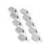 Ruining Heart -shaped braces clips heart braces clips 10 pacifier clips metal braces clips for braces hanging decorations for pacifiers