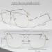 Musivon Vintage Glasses Frames for Men & Women - Decorative Silver Non-Prescription Eyewear - Buy Online on GoSupps.com