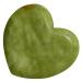 Mikinona Jade Scraping Board Neck Supplies Facial Spatula Home Face Scraper Trigger Point Facial Tools Anti-wrinkle Aging Scrap Tool Face Tool Face Board Xiuyan Jade Massage Scraping Stone 7.4x6.8cm Green