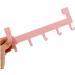 Cabilock Over The Door Towel Rack Over The Door Towel Bar Traceless Hooks Hook up Row Hook Household Size 1 Pink - Buy Online on GoSupps.com