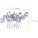 Angoily Crystal Side Hair Comb Crystal Hair Comb Hair Topper Wedding Hair Comb Wedding Bridal Hair Comb Hair Accessory for Girls Tiara Zircon Decorate Bridesmaid Flower Girl - Buy Online on GoSupps.com