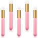 Prousky 5 pieces eyelash shampoo brush nose pores deep cleaning brush panel-off blackhead brush remove tool eyelash brush cleaner and brush mascara magic bars for facial cleaning rose