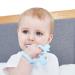 Toyvian Baby Teething Toy - Silicone Infant Pacifier and Wrist Teether for Newborns - Adjustable Wristband Chew Toy - Shower Gift - Blue - Buy Online on GoSupps.com
