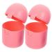 Moluckfu 2 pieces menstrual cup box home cleaning holder Colored storage cup menstrual cups supply tool compact housing colored housing