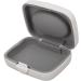 Hearing Aids Case Large Capacity Portable Quadrate Black Hearing Aids Storage Box for Home Outdoor Travelling(White) - Buy Online on GoSupps.com