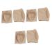 PLAFOPE 3 Pairs Gel Heel Socks Moisturizing Sock Socks Lotion Rose Hair Clips Skin Color Socks Dry Heel Sleeves Plantar Sleeve Heel Socks Comfortable Socks Gel Socks