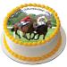 RACE HORSE RACING 7.5 PREMIUM Edible ICING Cake Topper D5 - Buy Online on GoSupps.com