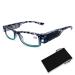 Reading Glasses with Light Bright LED Readers with Lights Reading Glasses Lighted Magnifier Nighttime Reader Compact Full Frame Eyewear Clear Vision Unisex Clear Vision Lighted Eye Glasses +250 2.5