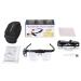 USB Rechargeable Headband Magnifier Head Mounted Magnifying Glasses with 2 LED Lights & Removable Lensesfor Reading Close Work Small Gift