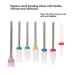 NAROOTE Nail Drill Bits 7Pcs Nail Metal Drill Bits Nail Polishing Burr Manicure Pedicure Accessory Tool Set(TZ-08) - Buy Online on GoSupps.com