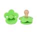 Newborn baby flower pacifier baby pacifier silicone pacifier to teeth calming toys baby- kaur- wahnen pacifier brush toys green unit size