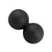 Massage roll double peanut and foot massage trigger point ball massage ball for the body yoga ball peanut vibration roller triggering point deep relaxation ball medium black
