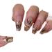 Temperament-enhancing manicure hand-made wearing nail full of diamonds in the New Year versatile wearing nail stickers are white in autumn and winter.(XS)