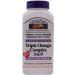 21st Century Triple Omega Complex 3-6-9 | 180 Enteric Coated Softgels for Heart & Joint Health - Buy Online on GoSupps.com