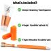 Dog Dental Kit: Triple Headed Toothbrush with 100% Natural Toothpaste for Fresh Breath & Plaque Removal - Buy Online on GoSupps.com