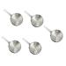 Ciieeo 5pcs Stainless Steel Sauce Cup Chip and Dip Bowl Dipping Sauce Plates Seasoning Cup Stainless Steel Portion Cups Dipping Sauce Bowl Vinegar Dipping Bowls Snack Plate Sauce Pot Mini 10x6cmx5pcs Silverx5pcs