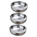 Zerodeko 3pcs 304 Preppers Cookbook Accesorios De Cocina para Saucer Appetizer Plates Korean Food Soy Sauce Dish Pinch Seasoning Bowl Flavor Dish Household Seasoning Dish Pickles re-usable Size 1x3pcs As Shownx3pcs