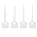 4pcs Ear Cleaner Replacement Tips Silicone Ear Spoon Ear Wax Removal Hearing Amplifier Fitting Penlight Accessories for Ear Wax Removal Endoscope