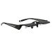 Lazy Glasses Horizontal Upside Down 90 Degree Glasses for Lying down Reading Prism Glasses for Reading In Bed Black