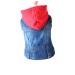 Iplusmile coat summer spring dog vest red jeans size party accessories clothing dress hatper prom puppy for xl costumes cat with dress autumn white cool pet clothing denim xl red