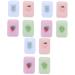 Healeved 12 STK contact lens container Lens bag lens case storage container for contact lens lens storage set lens holder care macaron