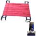 Transfer Blanket with Handle-Bed Positioning Pad and Shoulder Strap-Reusable and Washable Patient Lifting Device for Lifting Turning Sliding and Moving-Suitable for Nursing Staff Home Assistance Red