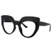 Zeelool Cat Eye Blue Light Blocking Glasses for Women Chic Thick Eyewear Depp OP01884 Blue Light Blocking OP01884-06 Black