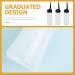 FRCOLOR 3pcs Hair Dye Applicator Bottles - Professional Dry Cleaning & Oil Squeeze Bottles for Salon Use (19x4.7cm - Buy Online on GoSupps.com