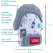 Nuby Soothing Teething Mitten (Grey) - 2 Pack with Hygienic Travel Bag - Buy Online on GoSupps.com