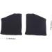 2pcs Half Sleeve Bunion Straighteners + Night Splint Heels Cushioning Pads | Black | 8X6CM - Buy Online on GoSupps.com