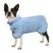 Petsmiler Dogenkademenel - Supernate bathrobe dog with Velcro Dog Bradge Small Dogs Small Dogs Rapidly Dogs Bathrobe after swimming swimming or walking in the rain (blue XS) XS blue