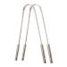 TONGUE SCRAPER 100% Useful Professional Tongue Scraper Cleaner Reusable Stainless Steel Tongue Scrapers Narrow Blade Nice Case